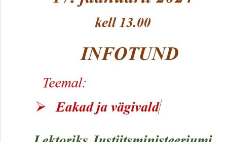 Infotund teemal Eakad ja vägivald  Kehra Sotsiaalkeskus