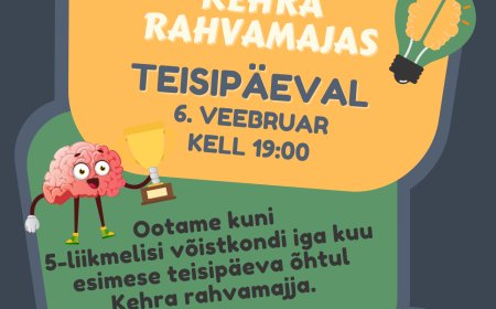 Anija valla mälumänguturniir 06.02.2024 19:00