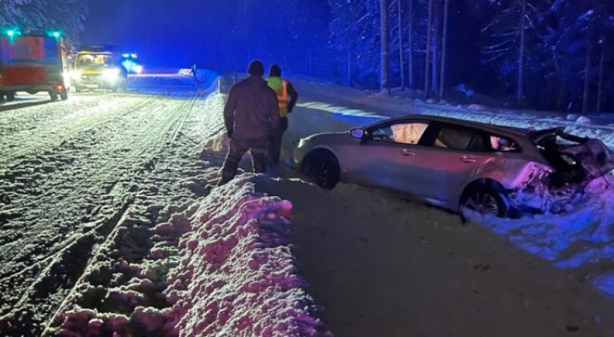 Liitlassõduri juhitud auto sattus Aegviidu lähistel raskesse avariisse