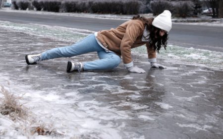 Kehras kukkus libedal teel jalakäija ja murdis randmeliigese: Kas vallavalitsus teeb piisavalt?