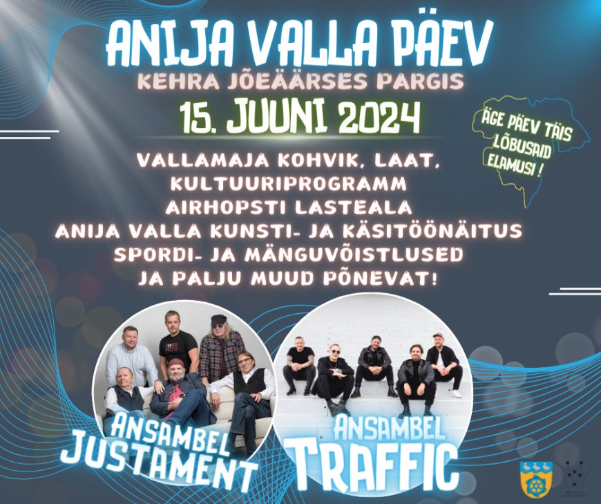Anija Valla Päev 2024  kutsub 15. juunil Kehra parki! / Laat otsib kauplejaid!