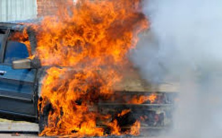 Anija vallas põles sõiduauto, juhti kohapeal ei olnud