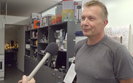 Kauplus Pliit & Kummut kolis Kehra endise postkontori ruumidesse, pakkudes  kodutehnikat