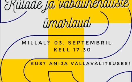 Külade ja vabaühenduste ümarlaud 03. septembril kell 17.30 vallamajas