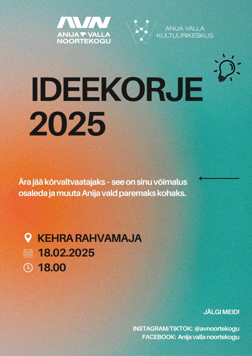 Ideekorje 2025