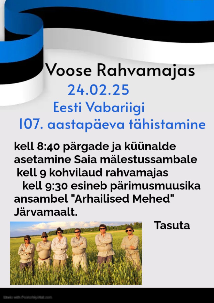 EV 107 Voose Rahvamajas