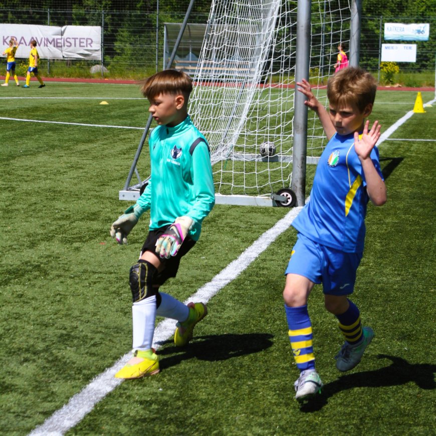 Anija JK U10 noored võitsid Kehras kõik mängud