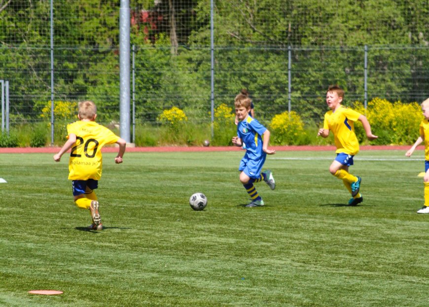 Anija JK U10 noored võitsid Kehras kõik mängud