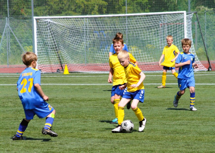 Anija JK U10 noored võitsid Kehras kõik mängud