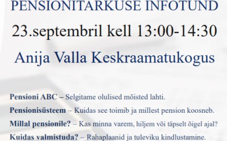 Pensionitarkus: Kuidas kindlustada parem tulevik? Sotsiaalministeerium pakub tasuta infotunde