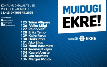 Tutvu EKRE Anija valla osakond kandidaatidega 2025. aasta valimistel