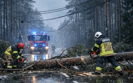 Nädalavahetuse torm tõi Anija valla päästjatele 17 väljakutset, vald hoidis kriisimeeskonna valmisolekus