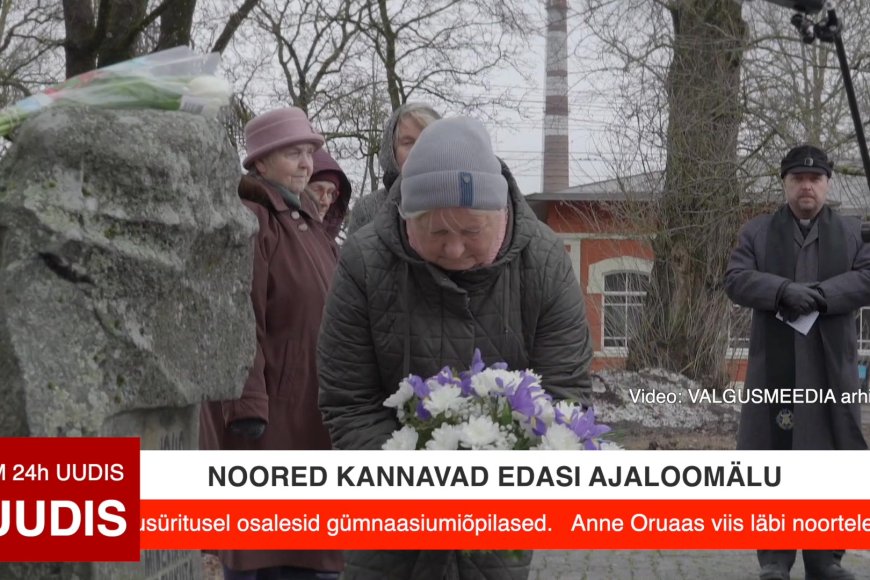 Me mäletame: Kehra jaamahoone juures mälestati 1949. aasta märtsiküüditamise ohvreid