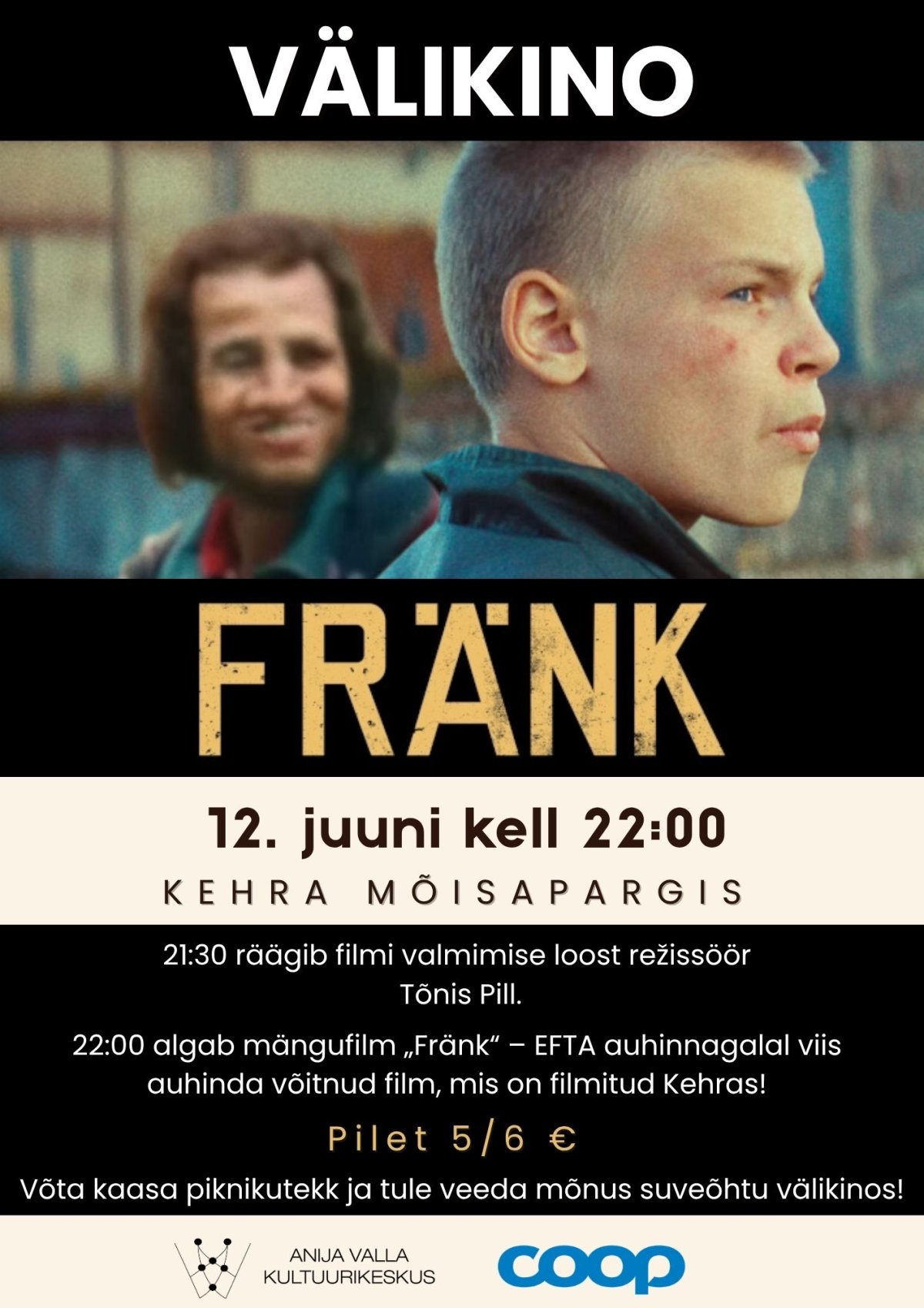 Välikino Kehras mängufilm „FRÄNK“