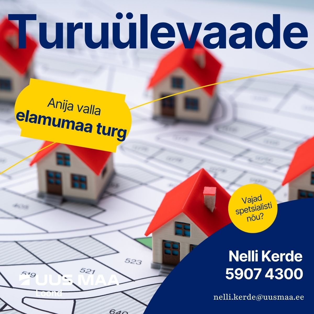 Anija valla hoonestamata elamumaade turuülevaade 2026. aasta I kvartali seisuga
