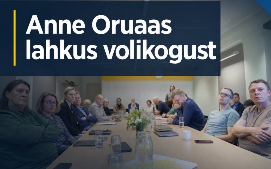 Anne Oruaas astus Anija vallavolikogust tagasi, asemele tuleb Kauri Pekri
