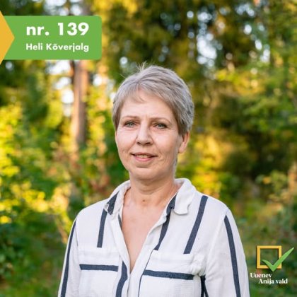 Heli Kõverjalg - NR 139 - Valimisliit Uuenev Anija Vald - pensionär