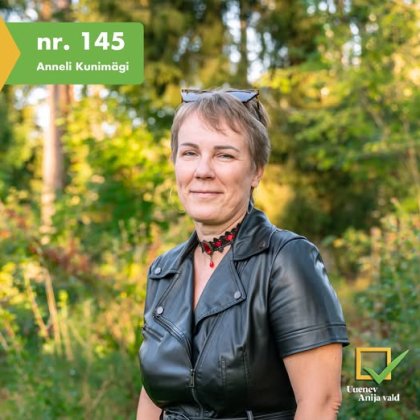 Anneli Kunimägi - NR 145 - Valimisliit Uuenev Anija Vald - Tallinna sotsiaal ja tervishoiuamet lapse heaolu spetsialist