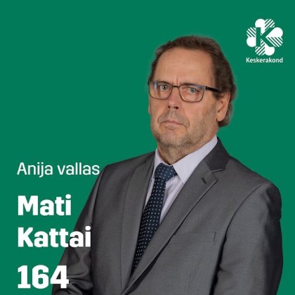 Mati Kattai - NR 164 - Eesti Keskerakond - Mati Puittooted OÜ, juhataja