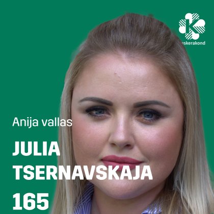 Julia Tšernavskaja - NR 165 - Eesti Keskerakond - Tallinna Vangla, spetsialist