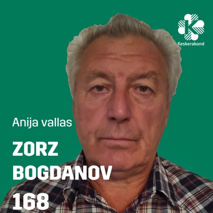 Žorž Bogdanov - NR 168 - Eesti Keskerakond - Pensionär